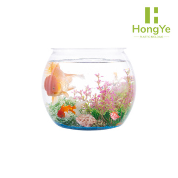 Transparent round fish tank