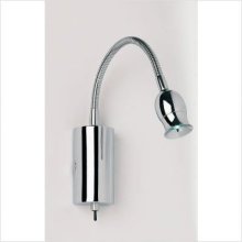 shiny chrome light gooseneck