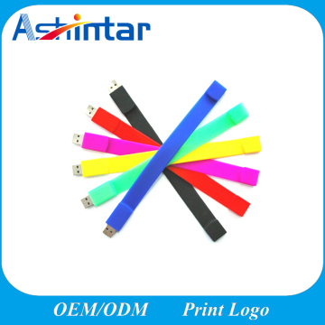 Rubber USB Flash Drive Bracelet USB Memory Wristband Pendrive USB Stick