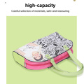 DIY hot sale doodle painting coloring shoulder kids foldable travel bag