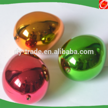 mirror polished colorful steel eggs hollow ball