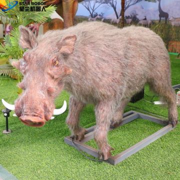 Lifesize Animatronic Warthog untuk Kebun Binatang