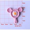 Kawaii Simulation Cartoon Fried Eggs Pan Flatback Resin Cabochon Dollhouse Παίξτε Παιχνίδια DIY Scrapbooking Αξεσουάρ Τηλέφωνο Διακόσμηση