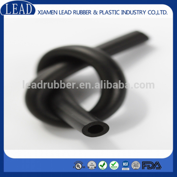 Soft colored rubber tubing