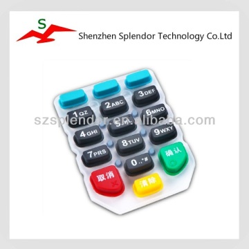 Custom Numeric silicone rubber keypads