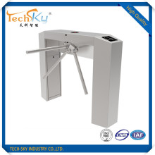 304 stainless steel access control tripod turnstile with rfid time attendance system