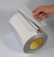 Metallised BOPP Rubber Based Permanent White Glassine