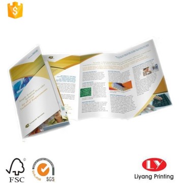 Foldable promotional advertising leaflet printing service