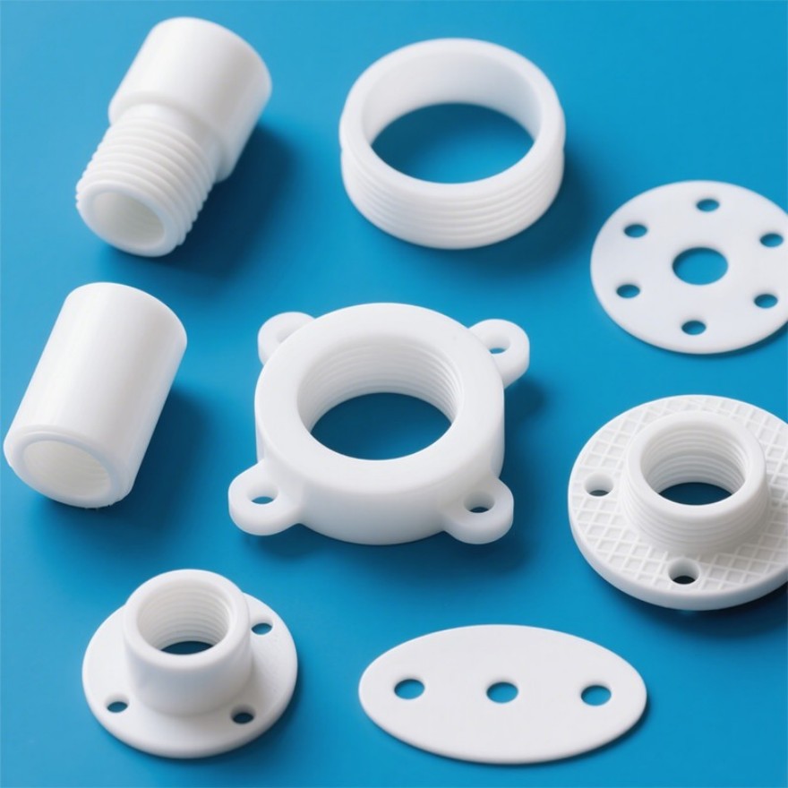 PTFE CNC 部品 1 PTFE CNC PARTS1