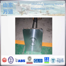 Marine stainless steel rudder pintle rudder system parts
