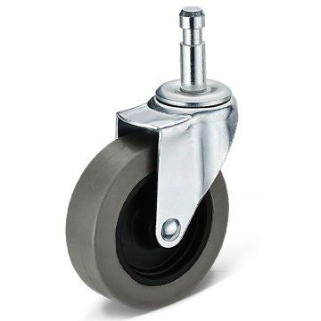 Swivel caster for cleaning cart Wheel axle