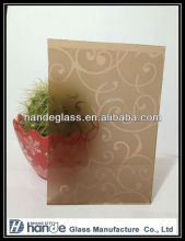 3mm-5mm acid etched glass/forsted glass