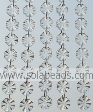 For Party 6*22*22MM Acrylic Ring Beaded Trimming