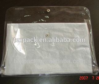 Plastic snap closure bags pe bag bedding