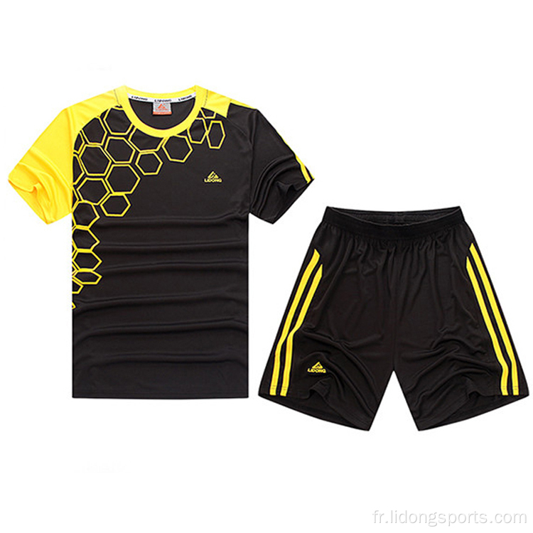 Uniforms de football personnalisés Jersey de football pour enfants