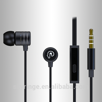 2016 3.5mm metal earphone for mobile phone earphone factory in Shenzhen