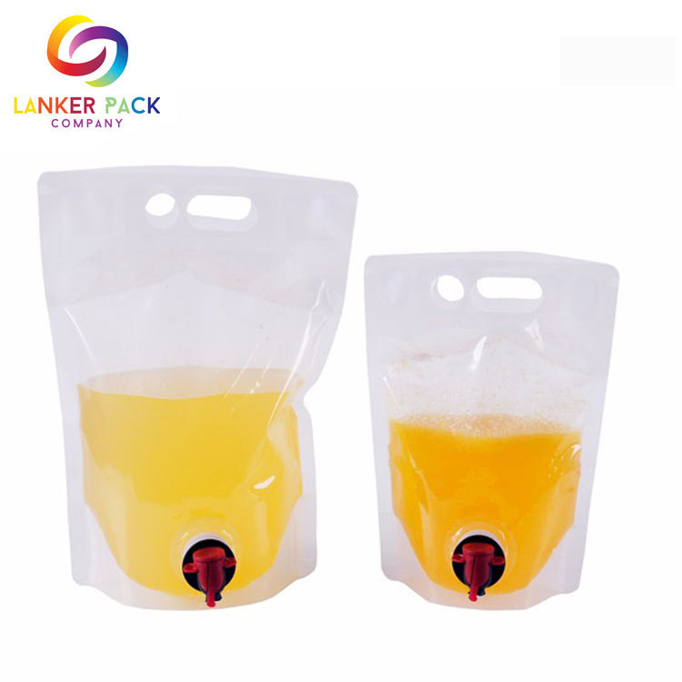 Brc Stand Up Juice Plastic Bag With Spout