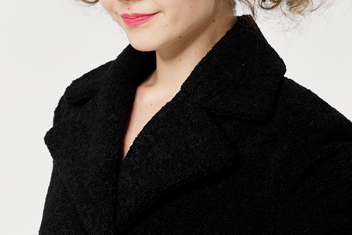 Double-breasted Women Woolen Warm Coat Double-breasted Women Woolen Warm Coat