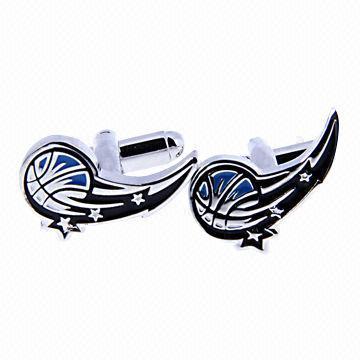 Orlando magic cufflinks, made of brass