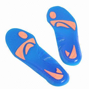 Double-color Insoles, Made of High Elastic Material with Therapeutic Effect