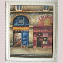 Realism Painting -shop front, Framed