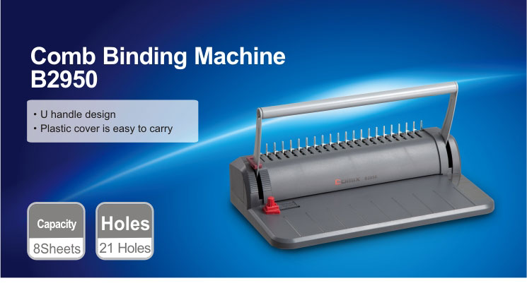 21 holes Plastic A4 comb Binding Machine