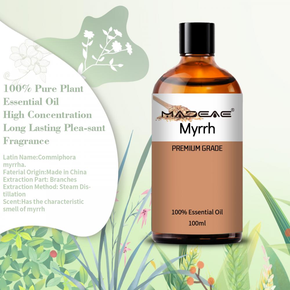 100% Pure Natural Plant Extract Myrrh Oil For Healthcare Oil