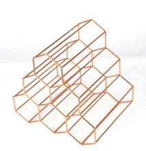 6 Bottle storage Wine Rack Metal Bottle Holder