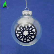 Clear Glass Ball Christmas Tree Ornament