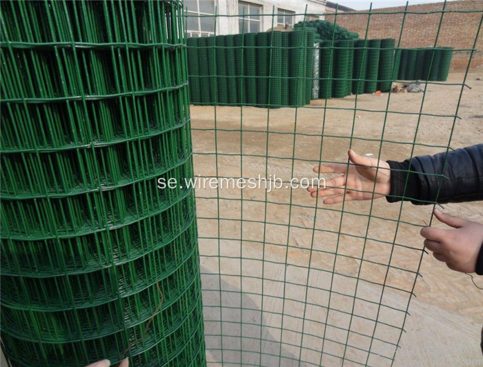 Green Color Security Euro Fence