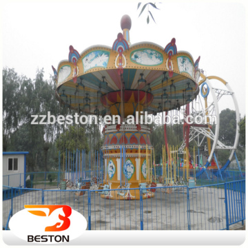 Luxury fairground flying chair swing rides funfair rides for sale