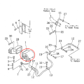 Aquecedor da escavadeira Komatsu PC200 20Y-977-2120 Aquecedor Ass'y