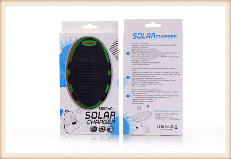 Hot Selling Solar Power Bank Charger 10000mAh