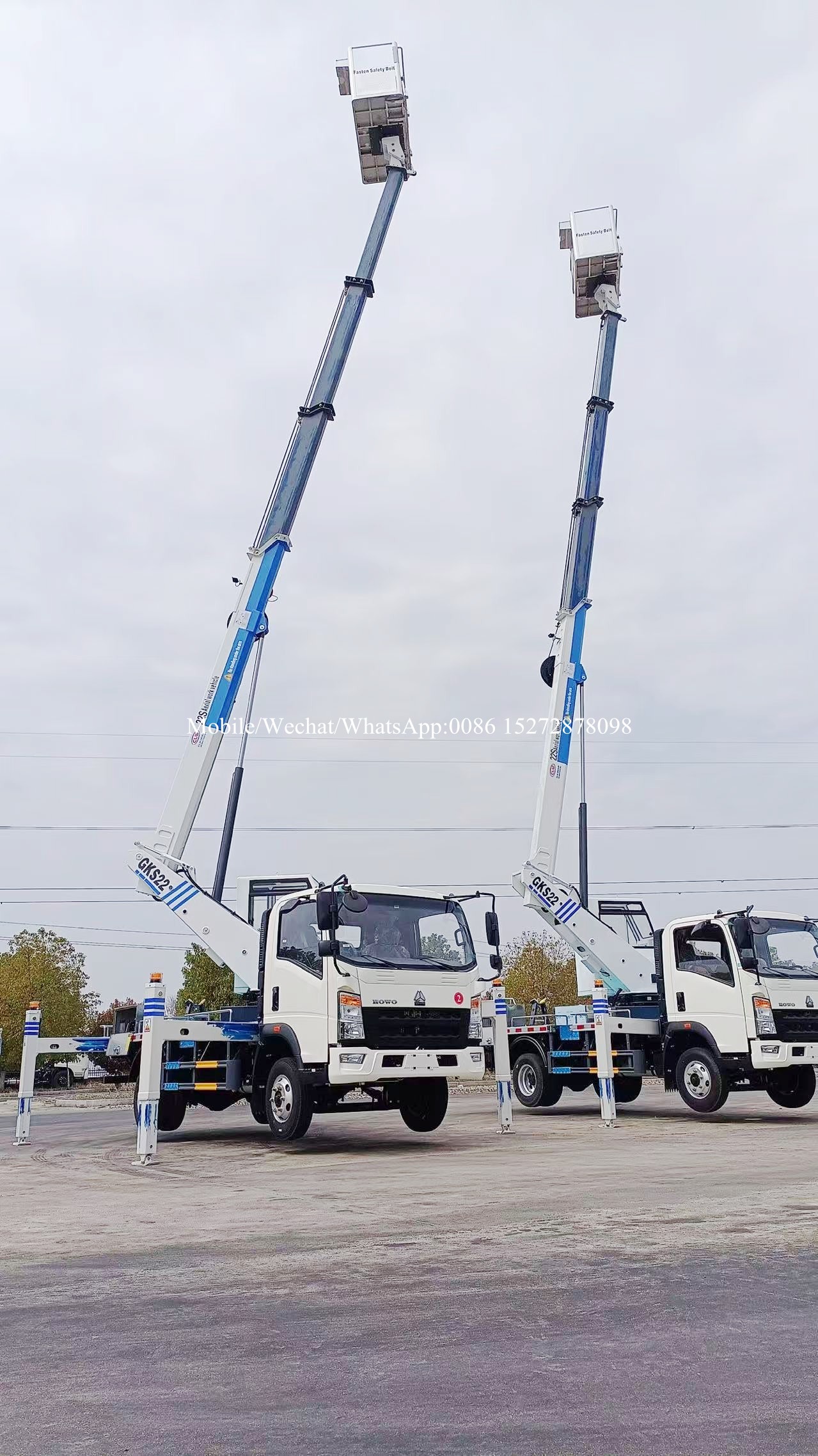 Camión de trabajo aéreo de Howo (1) HOWO Aerial Working Truck (1)