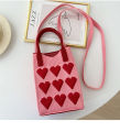 Mini Polyester Love Mini Phone Bag