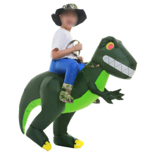 Halloween Inflatable Dinosaur Raptor Ride Costume - Adults & Kids Sizes