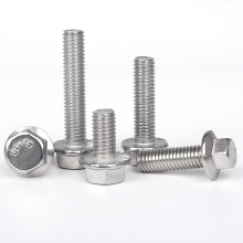 wholesale stainless steel flanged hex head bolt