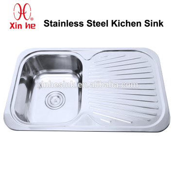 Austrailian inset drop in Stainless Steel Topmount Kitchen sink with drain board