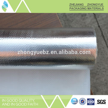 Metalized PET film aluminium foil woven fabric insulation/woven fabric with aluminum foil