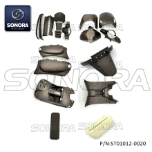 ZNEN RIVA BODY KIT(ROUND HEADLIGHT)  MATT BLACK 19PCS (P/N:ST01012-0020) Top Quality