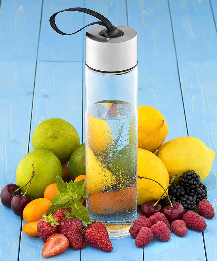 Wholesale Borosilicate Glass Drinking Water Bottle with Design