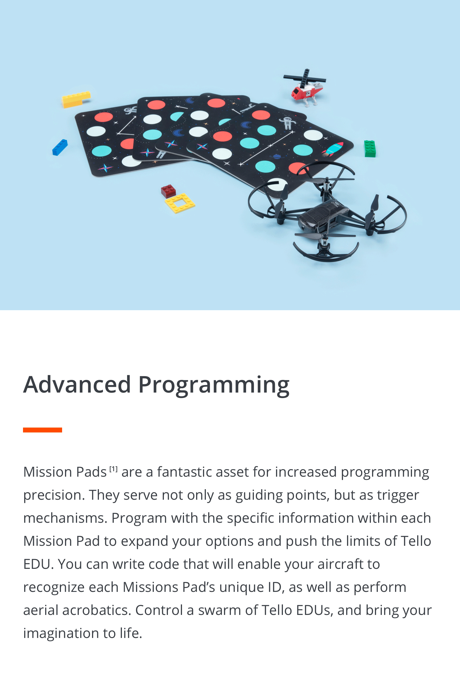 DJI Tello EDU programmable drone for education