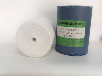 Medical Bleached Absorb Cotton Gauze Roll