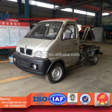 Euro IV Petrol Mini Hook Lift Garbage Truck for Sale