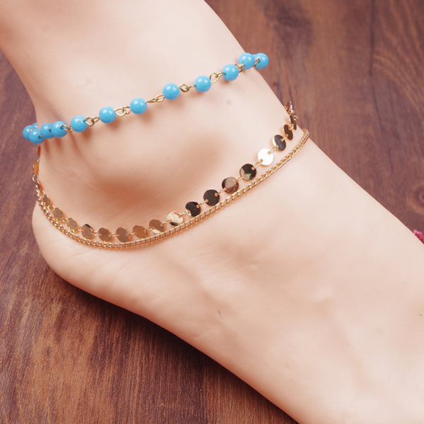 Simple Handmade Ankle Bracelets For Women