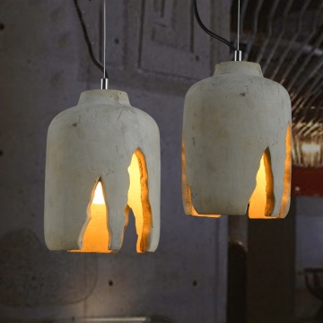Lampy wiszące LEDER w kolorze szarym