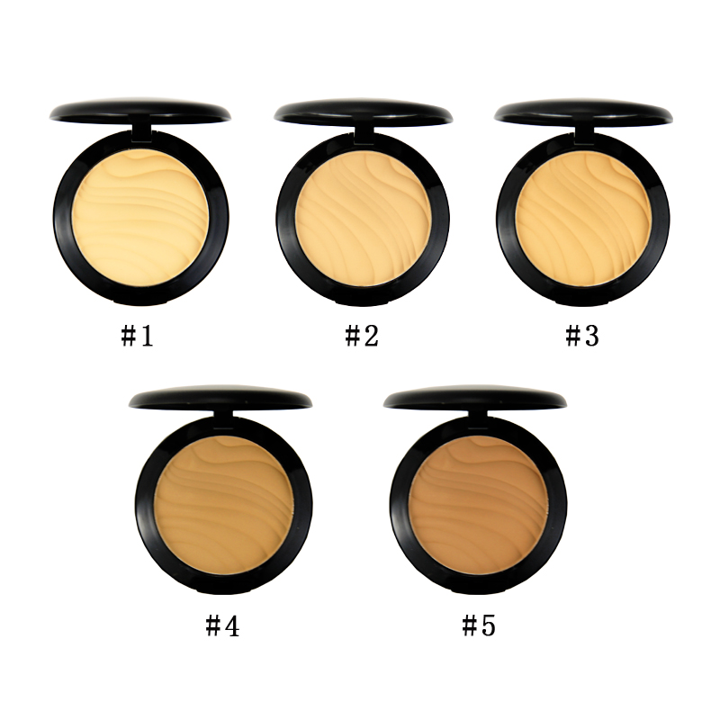 5color makeup powder Long-lasting makeup Natural skin tone pressed powder new arrival lady beauty