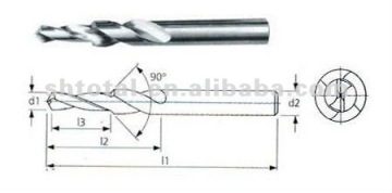 carbide step drill bit