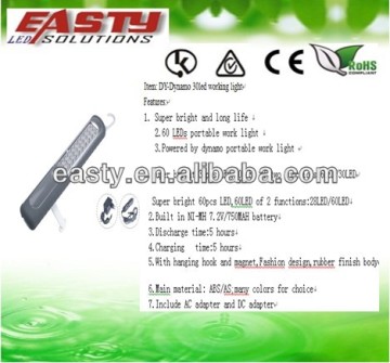 hand work light 30led dynamo work light