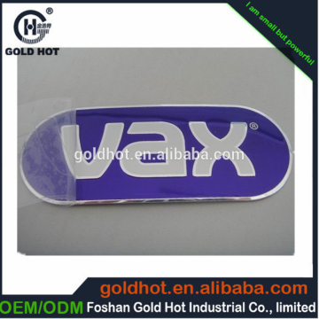 Epoxy with metal Logo Sticker/Label